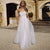 Robe longue dos mariage nu bohème