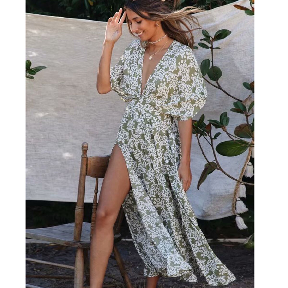 Robe longue ete boheme pas cher