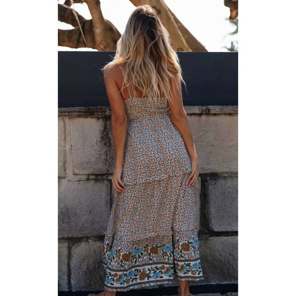 Robe longue BOHEMIAN patchwork marque YACAMIM