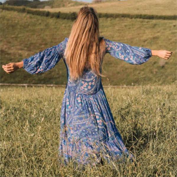 Robe Longue Femme Bohème Chic