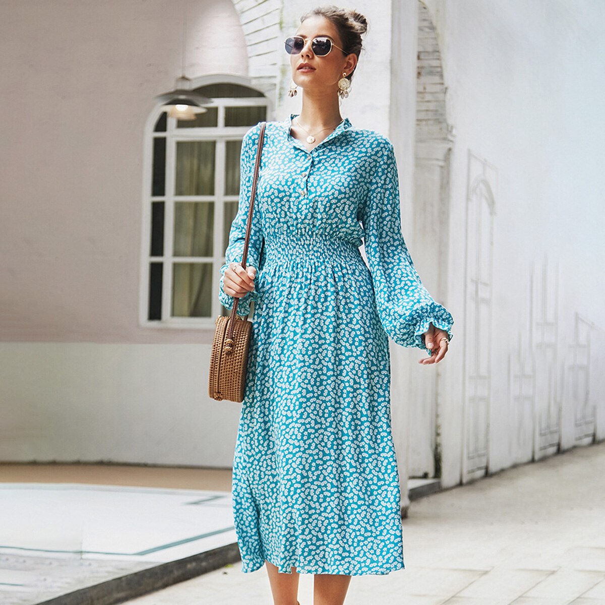 Robe longue femme boheme chic