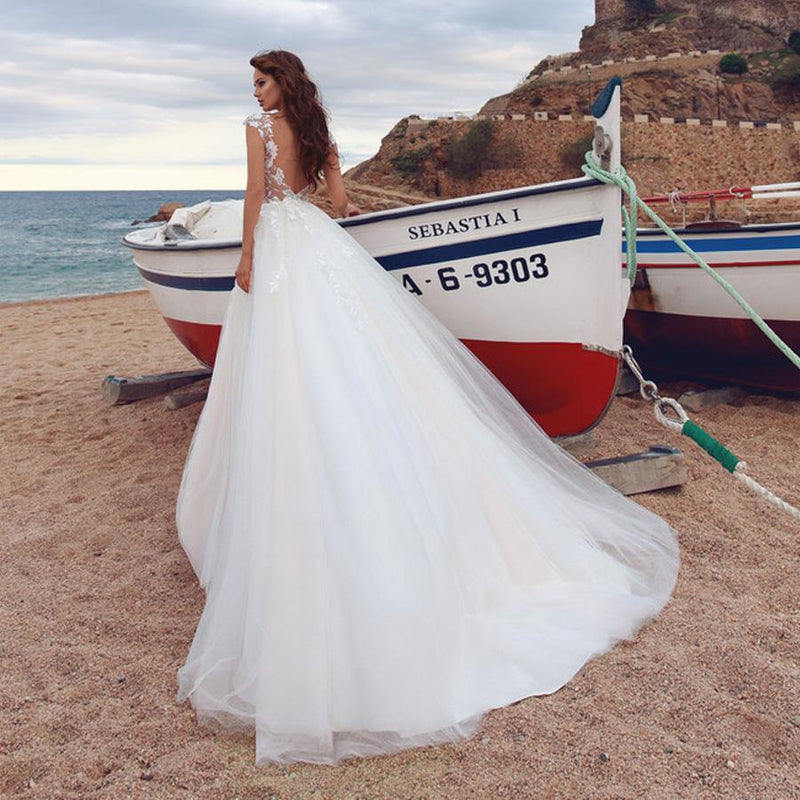 Robe longue fleurie bohème mariage