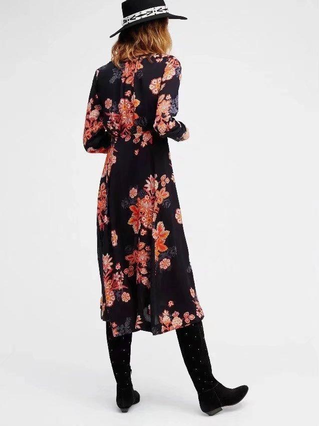 Robe Longue Floral Bohème