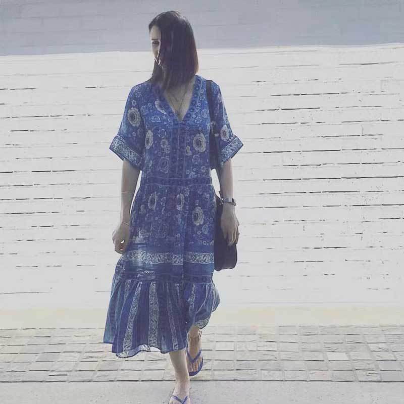 Robe Longue Fluide Hippie
