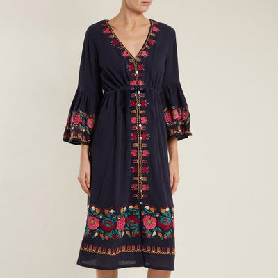 Robe Longue Fluide Hippie Chic