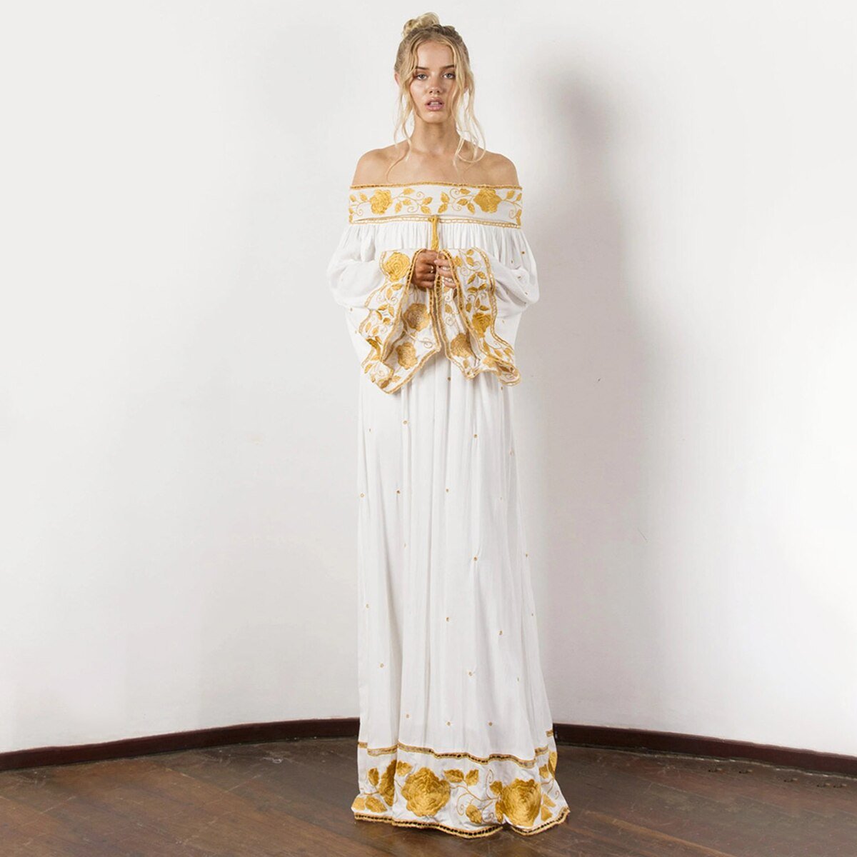 Robe Longue Fluide Style Bohème Chic