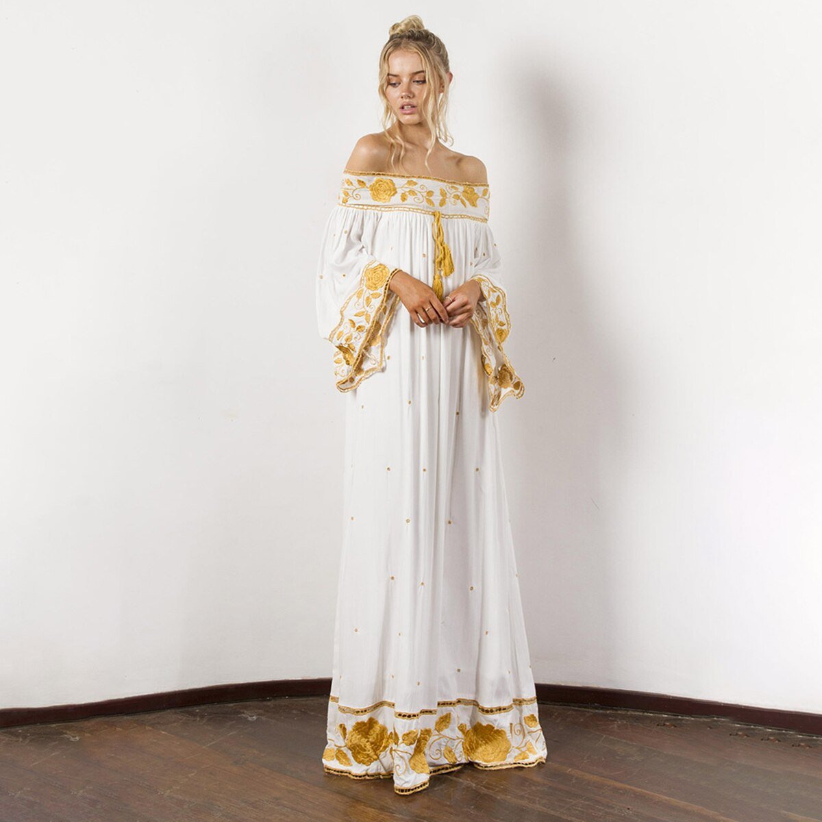 Robe Longue Fluide Style Bohème Chic