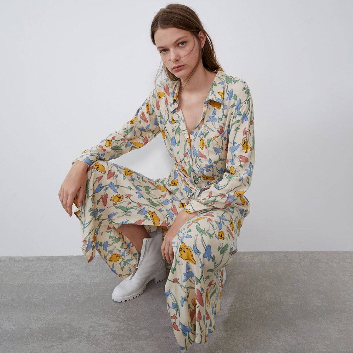 Robe Longue Fluide style Hippie Chic