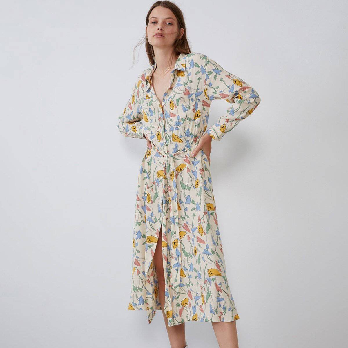 Robe Longue Fluide style Hippie Chic - Multi-couleur / XS