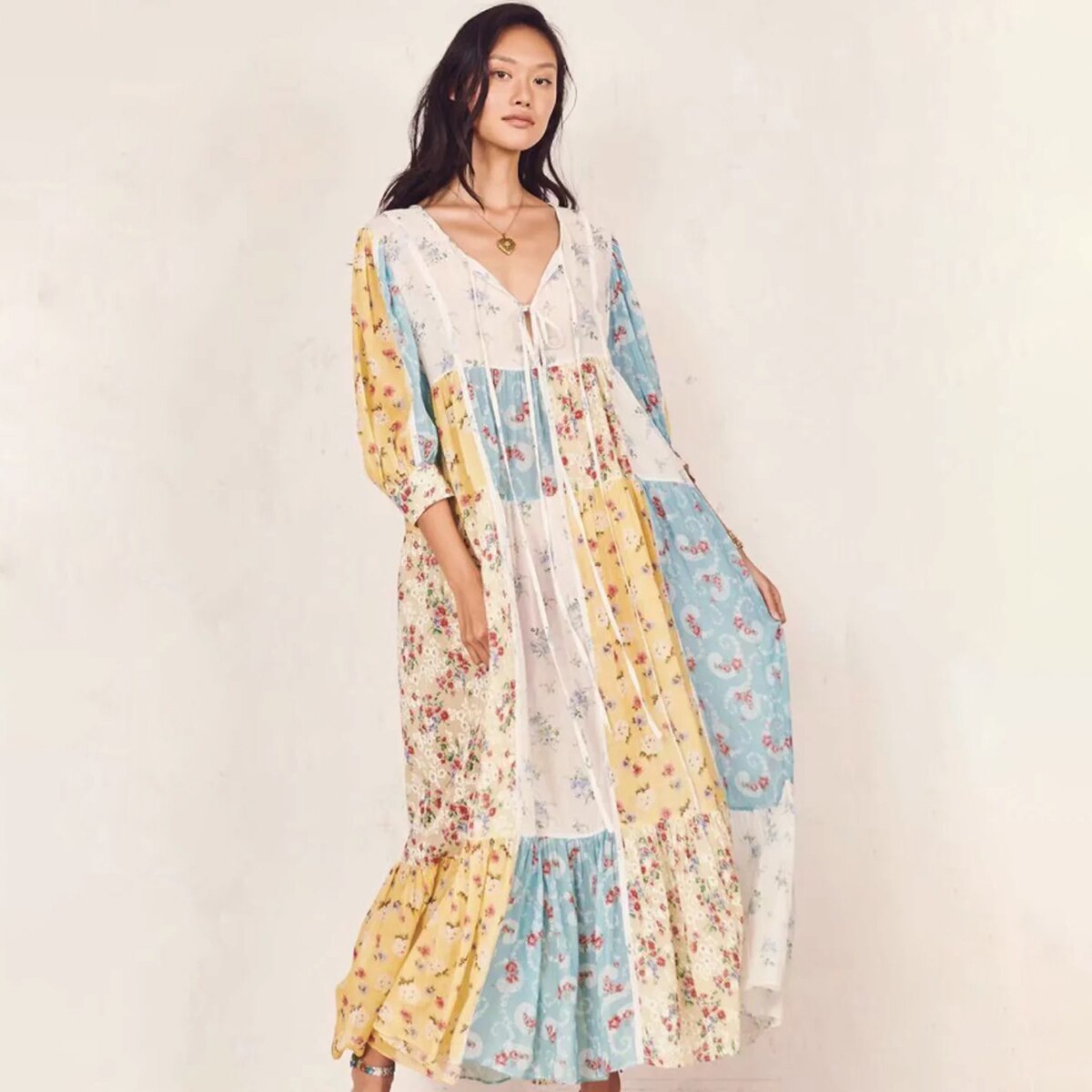 Robe longue gitane boheme