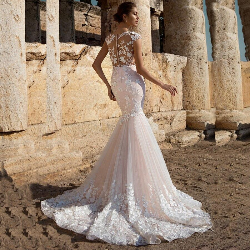 Robe longue pour mariage boheme