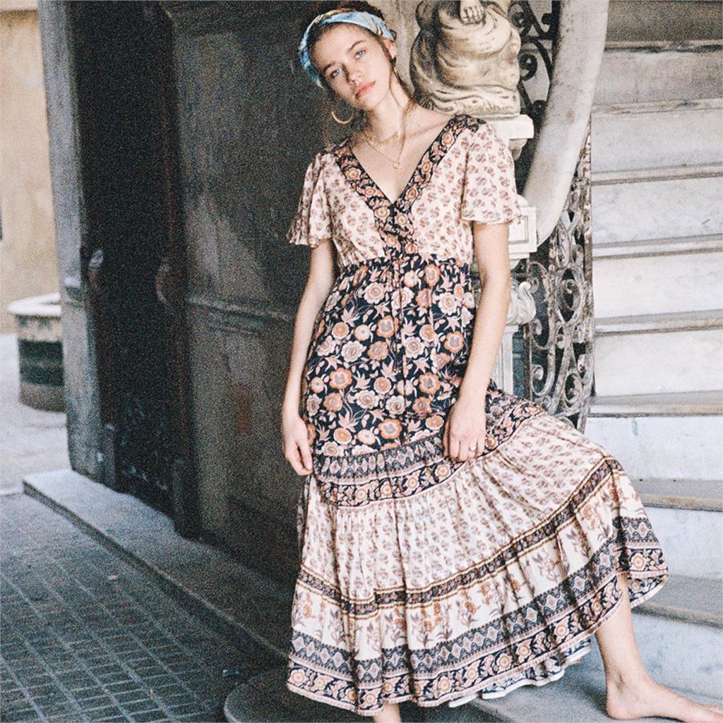 Robe Longue Romantique Hippie