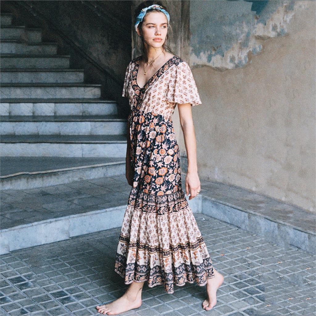 Robe Longue Romantique Hippie