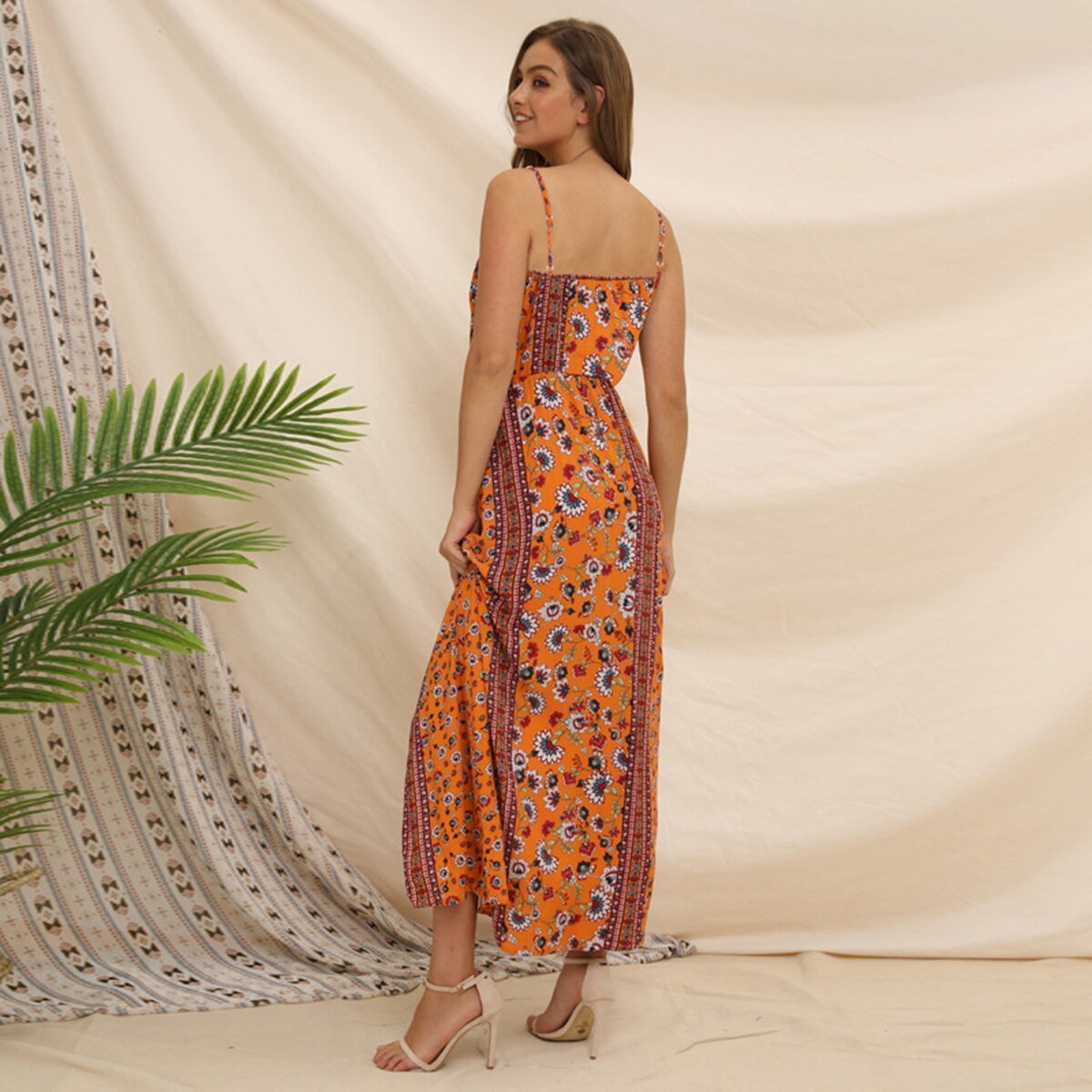 Robe longue style boheme