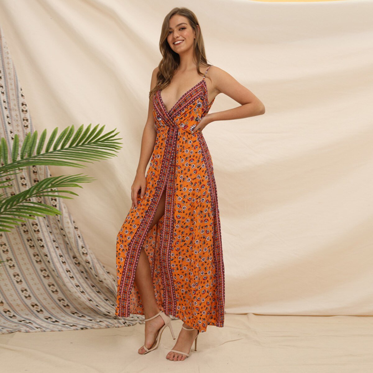 Robe longue style boheme