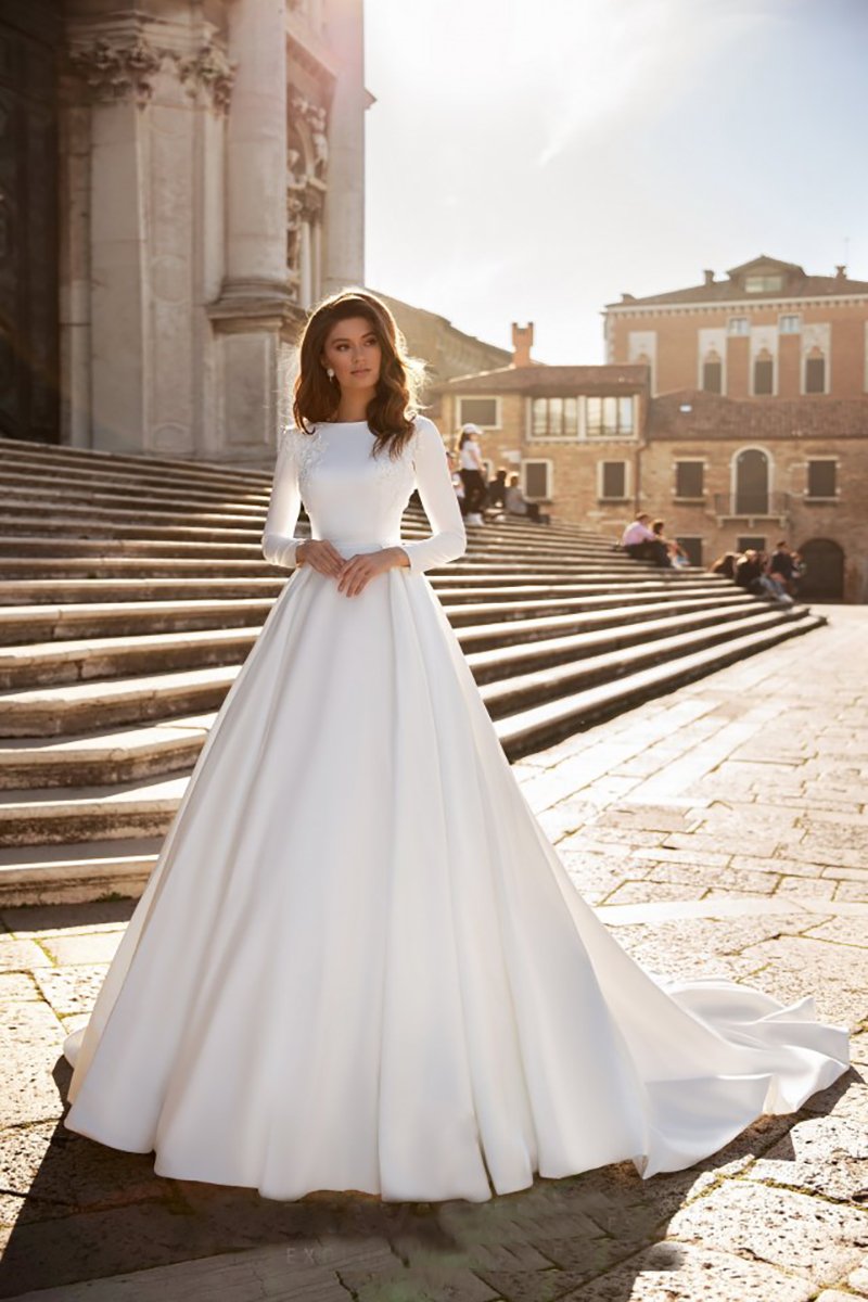 Robe Mariage Boheme Chic - Blanc / 32