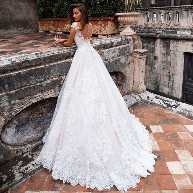 Robe mariage bohème dentelle