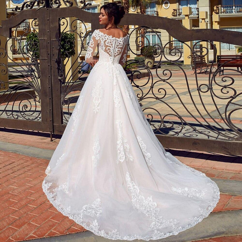 Robe mariage bohème empire