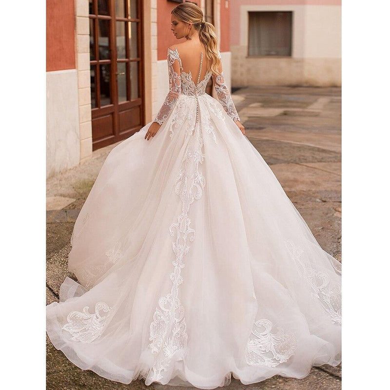 Robe mariage boheme hiver