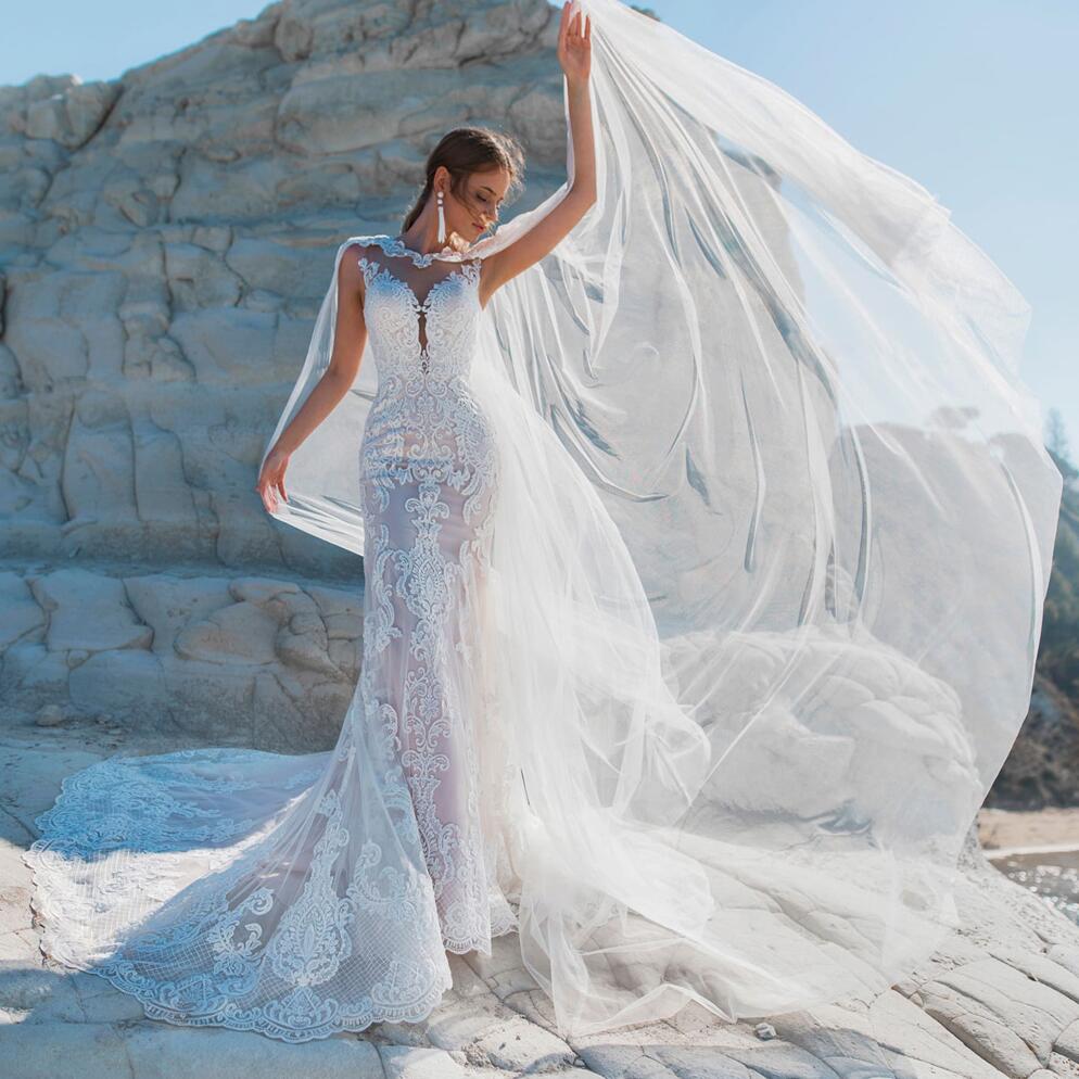 Robe mariage style boheme - Blanc / 32