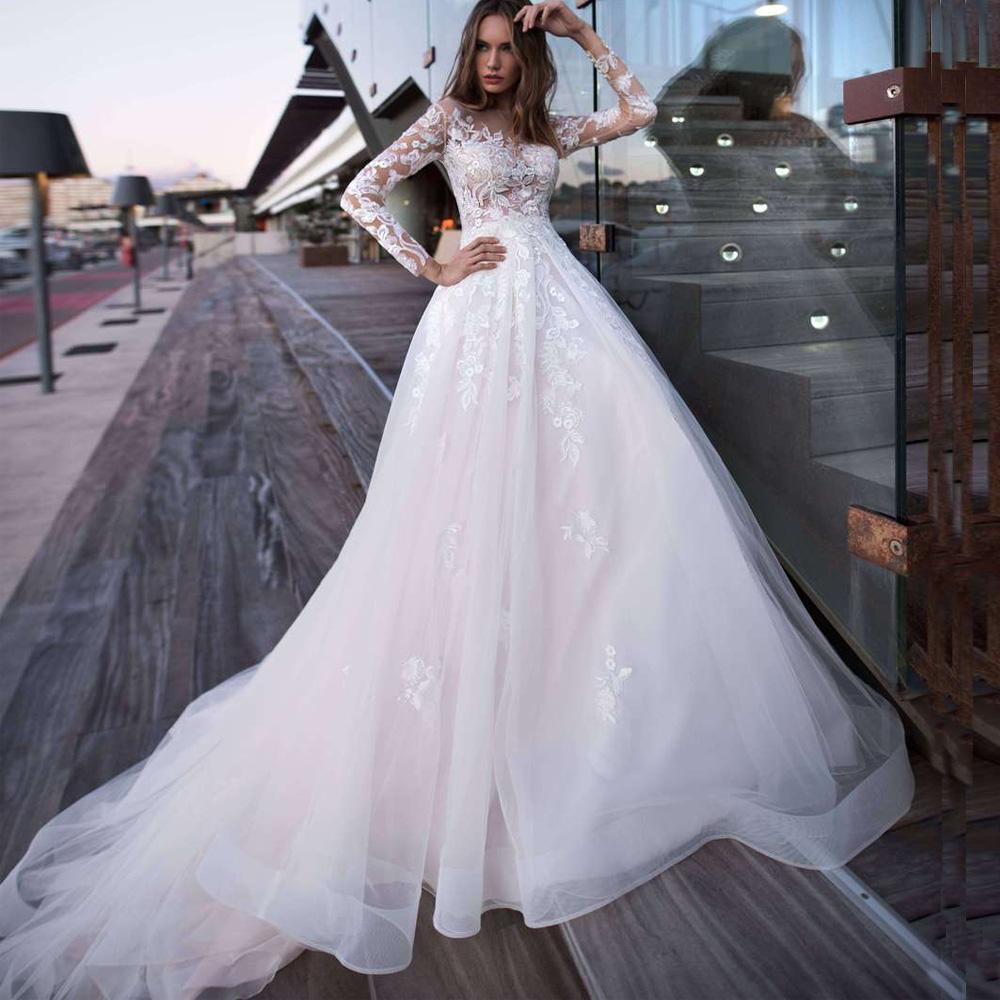 Robe mariée bohème manche longue