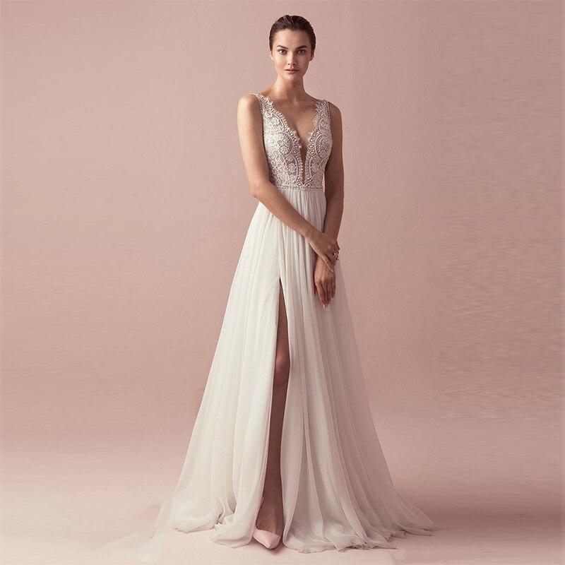 Robe Mariée Bohème Romantique - Blanc / 32