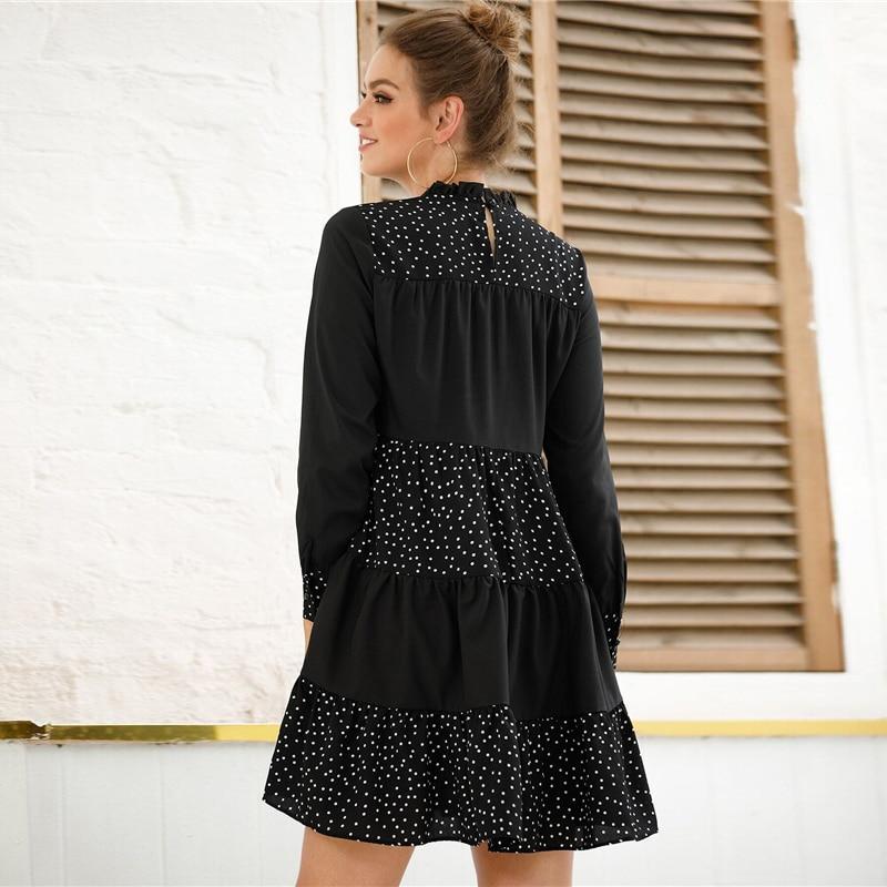 Robe Noire Bohème Chic