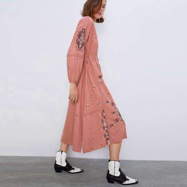 Robe Style Bohème Ample