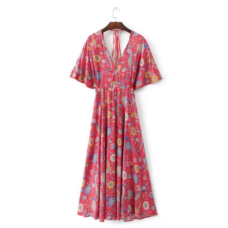 Robe Style Bohème Automne