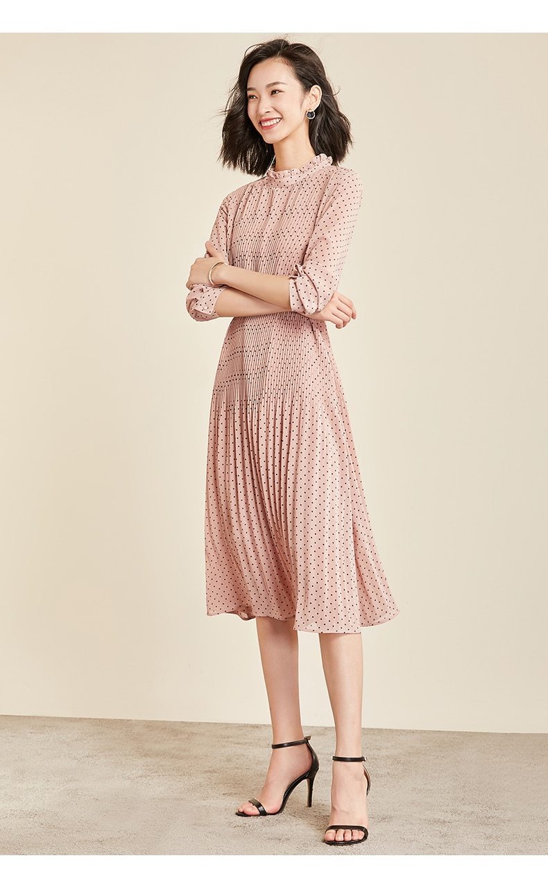Robe Style Bohème Chic Vintage - Rose / S