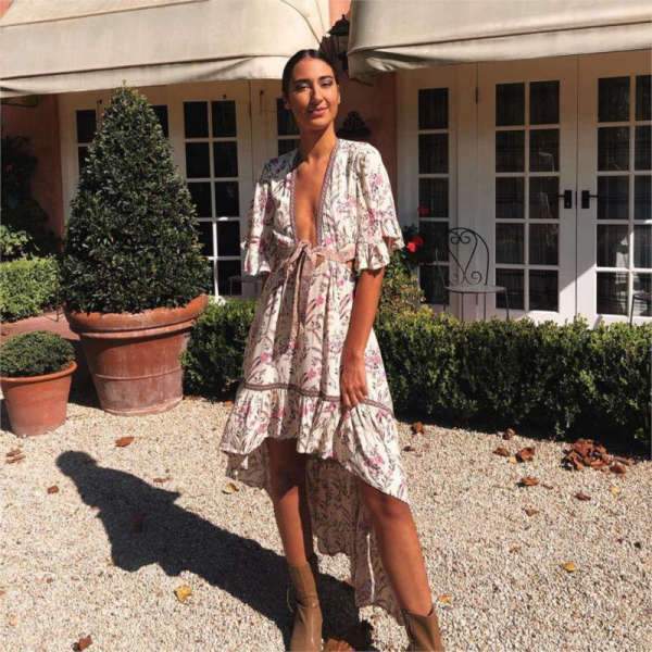 Robe Style Bohème Rock