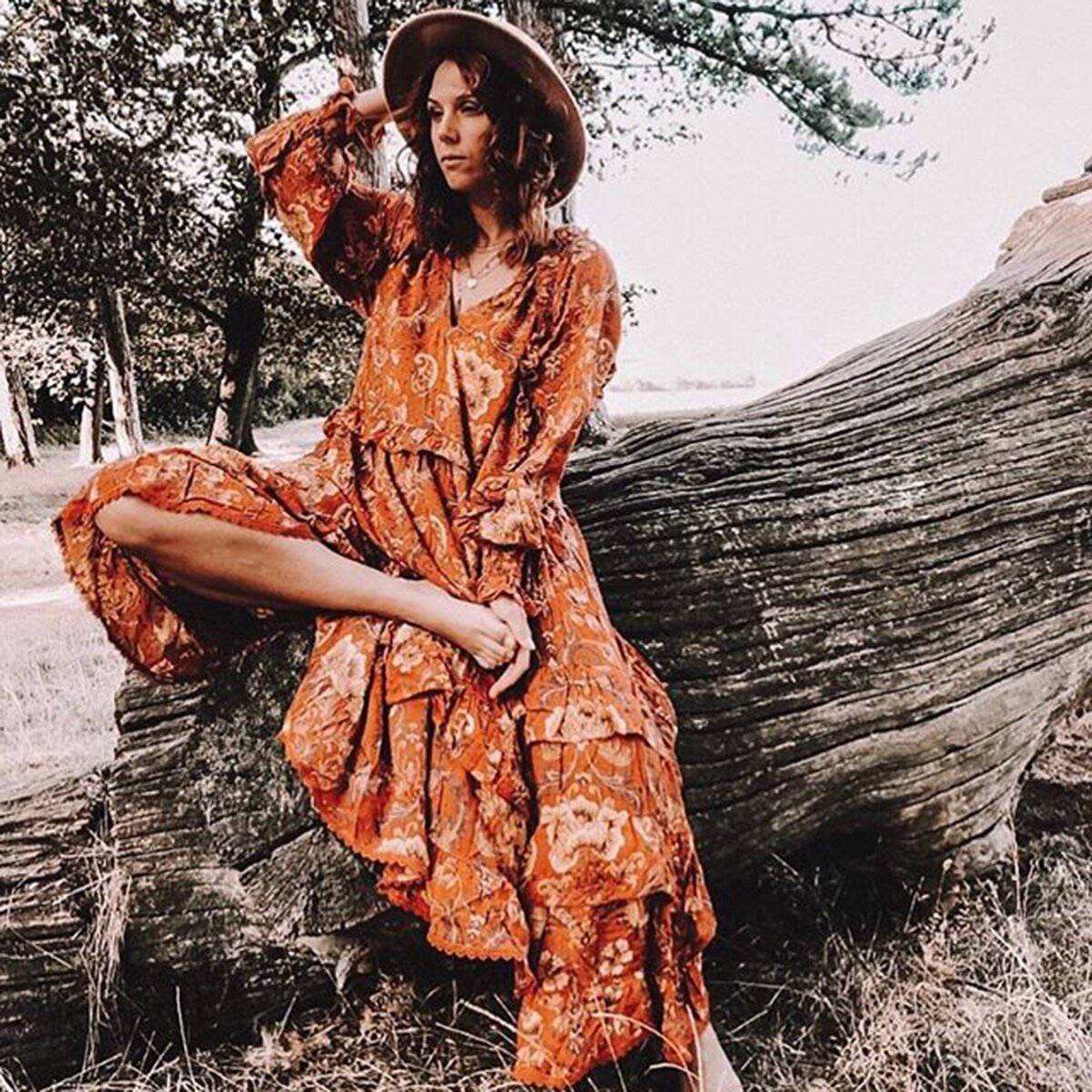 Robe Tunique Hippie Chic Femme