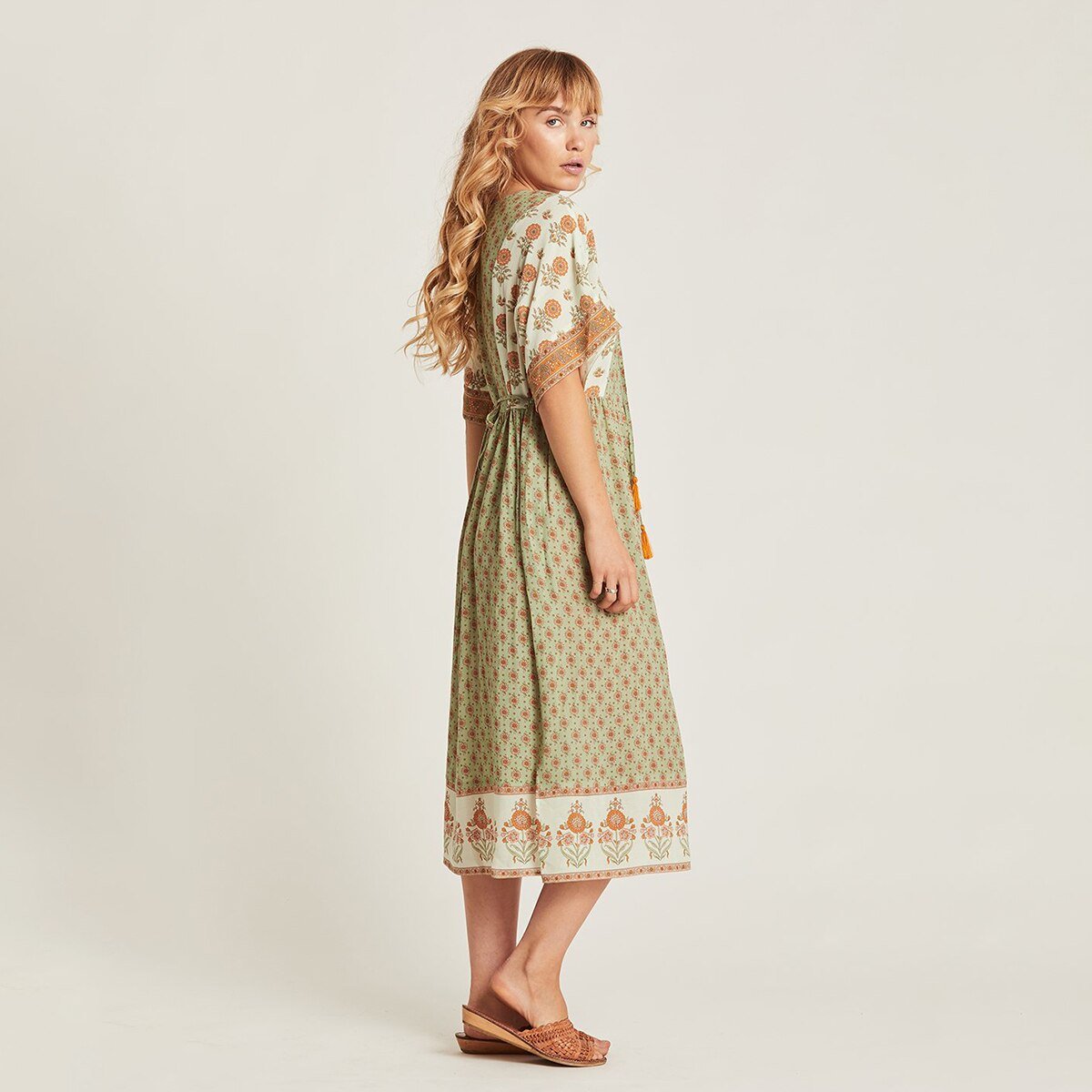 Robe Vintage Hippie Coton