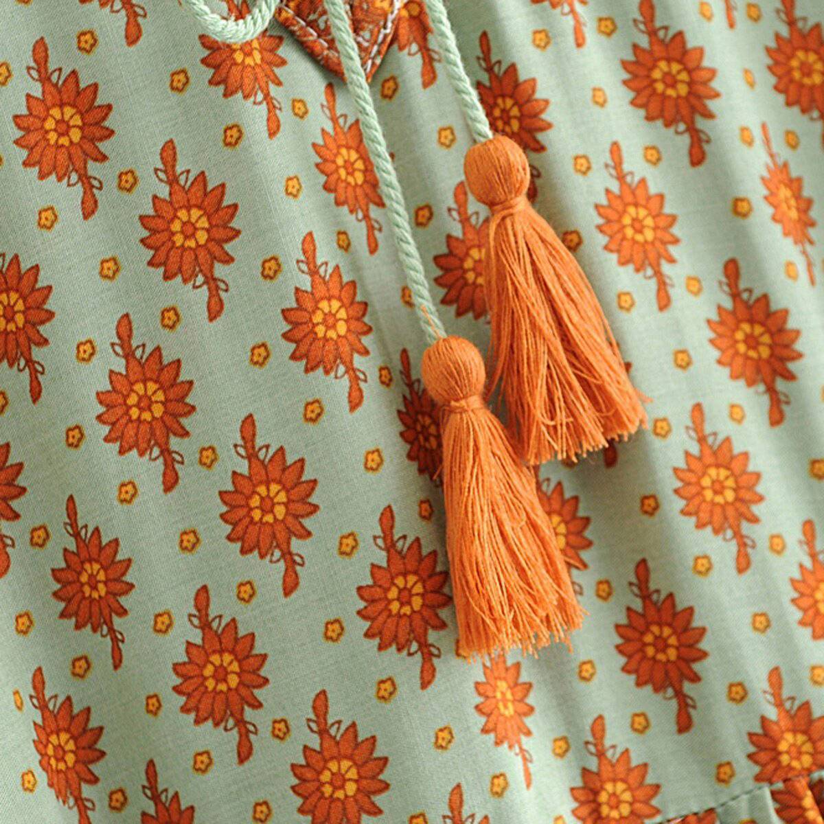 Robe Vintage Hippie Coton