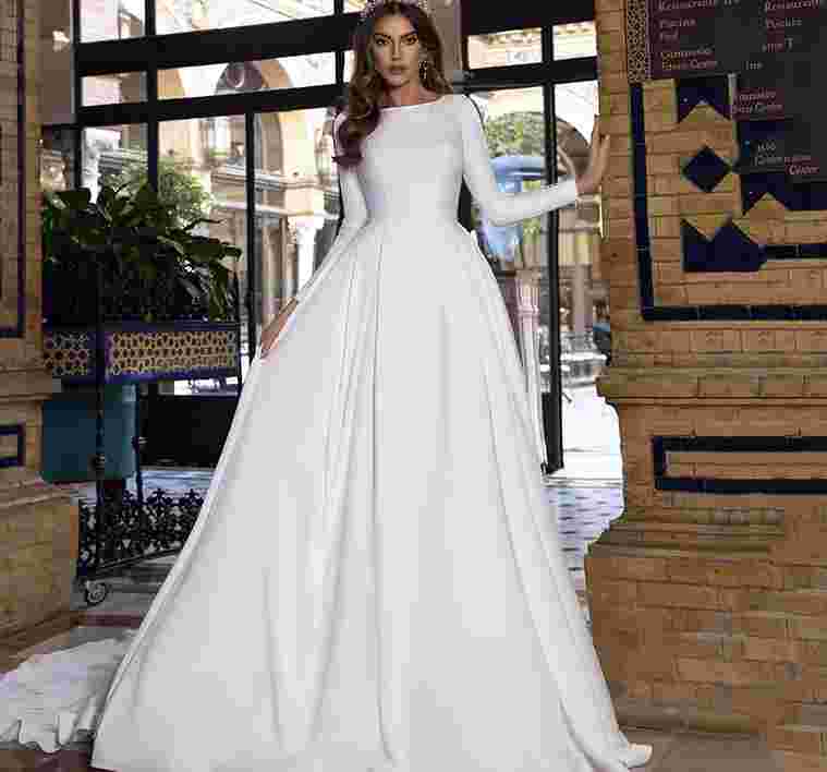 Robe blanche boheme pour mariage