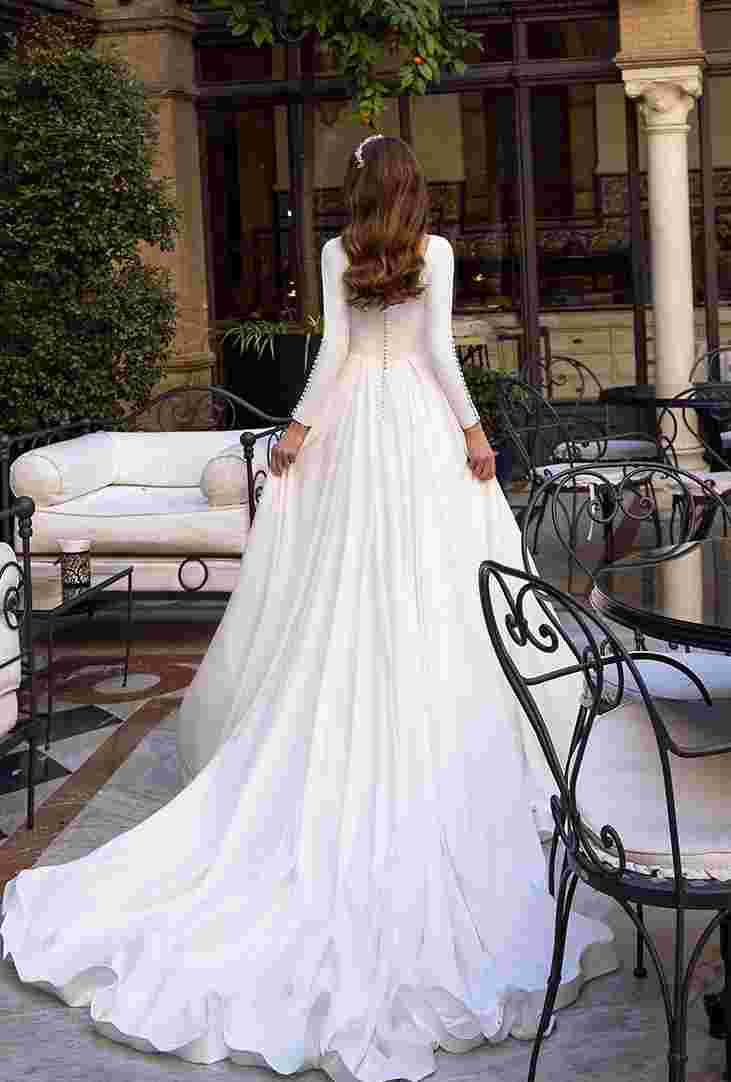 Robe blanche boheme pour mariage