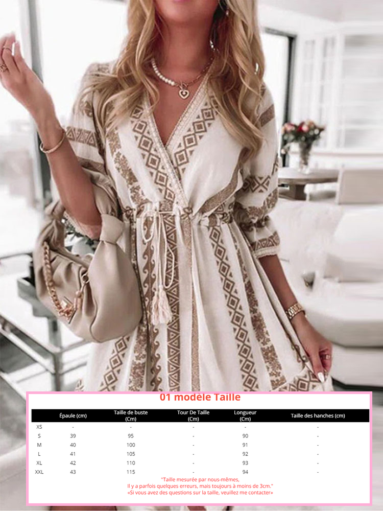 Robe été bohème Femme