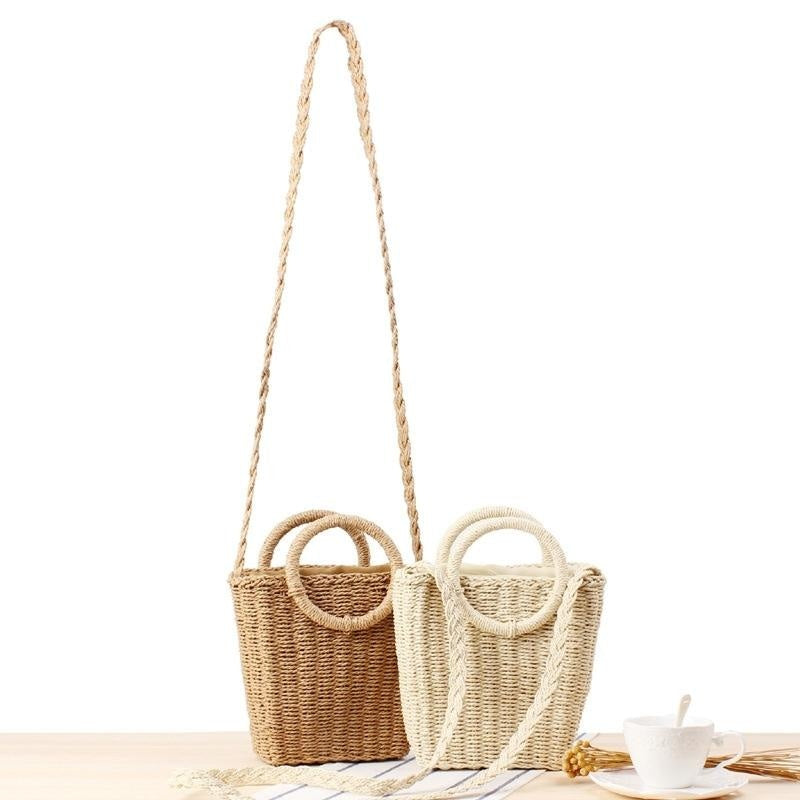 Sac Seau Paille Tressée