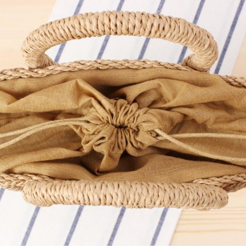 Sac Seau Paille Tressée