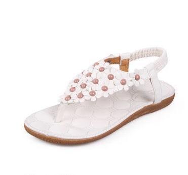 Sandale Bohème Chic - Blanche / 35