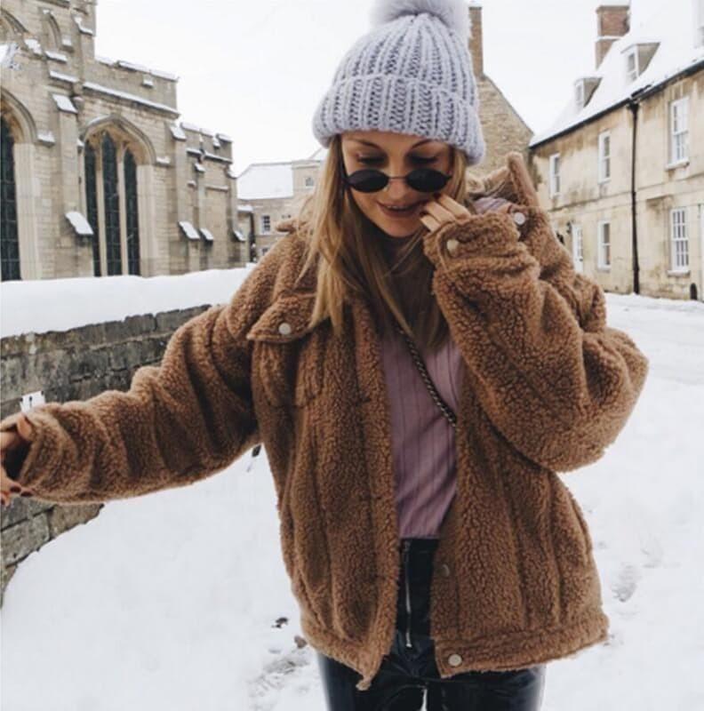 Veste Bohème Fausse Fourrure
