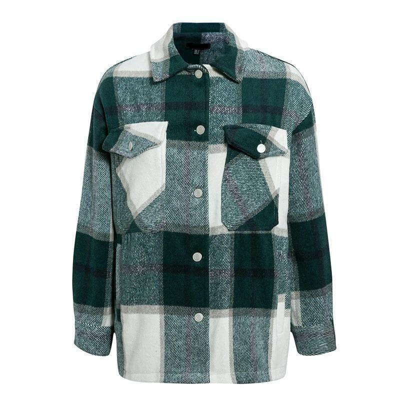 Veste Chemise à Carreaux
